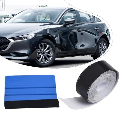 Carbon Fiber Wrap Car Vinyl Wrap 3CM x 10M/5CM x 10M Black Carbon Fiber Vinyl Wrap Car Wrap Sheet Roll for Cars, Motorcycles, PC Cases, Laptops, Mobile Phones
