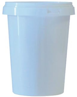Lot de 10 Pots en Plastique avec Couvercles de 500g, Nicot Opaque avec Languette (PAL), Pots pour Conditionner le Miel ou autre utilisation Alimentaire, Prêts à l’emploi. FABRIQUER EN FRANCE
