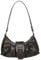JUCHRZEY Damen Umhängetasche Y2K PU Leder Hobo Bag Plissee Unterarm Geldbörse Magnetverschluss Reißverschluss Clutch Geldbörse Reise Pendlertasche