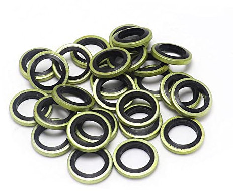Boulon Banjo M8 M10, vis de vidange d'huile, rondelles d'étanchéité, Joints for Moto, Embrayage hydraulique, Pompe de Frein, Tuyau de Frein, étrier(40 Pieces M10)