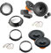 Kit 6 Casse Compatibile con Fiat Panda 2003-2012 Seconda Serie Con Adattatori E Supporti Altoparlanti ANTERIORE e POSTERIORE connettori inclusi