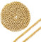 PH PandaHall Gold Perlen Spitze Trim Faux Perlen Lace Ribbon Fransen Perlen Band Nähen Trim 6mm breit Applique Rand Trim Perlen Perlen Trim für faschingskostüme karneval kostüm damen männer 4,5 m