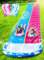 JOYIN Toboggan Aquatique de 22,5 pieds/685.8cm avec 2 bodyboards, Toboggan de pelouse d'été avec arroseur intégré, Jouet d'eau extérieur pour Enfants, Bleu, Rose