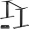 ONKRON Piètement automatisé avec Moteur pour Plateaux de 120 à 170 cm, Charge maximale de 70 kg, Vitesse de Levage 25 mm/s, Noir, WDF221E