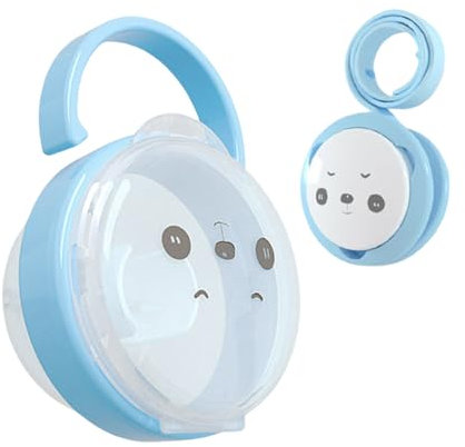 Portaciuccio,Porta Ciuccio con Custodia Antipolvere - Leggero e Pratico per Viaggi, Adatto a Maschi e Femmine