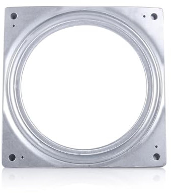 OZXZH 1PCS 6 Inch Square Metal Galvanized Steel Rotating Swivel Plate TV Desk Lazy Susan Turntable Bearing