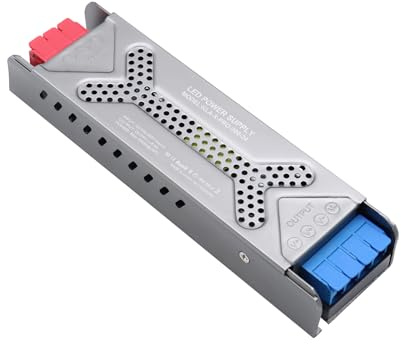 LED Netzteil 24V 200W Trafo für LED Streifen COB Leisten Innenbeleuchtung | 220V zu 24V Konverter mit Druckklemmen Aluminiumgehäuse leise stabil Kurzschluss Überlastschutz für DIY Licht