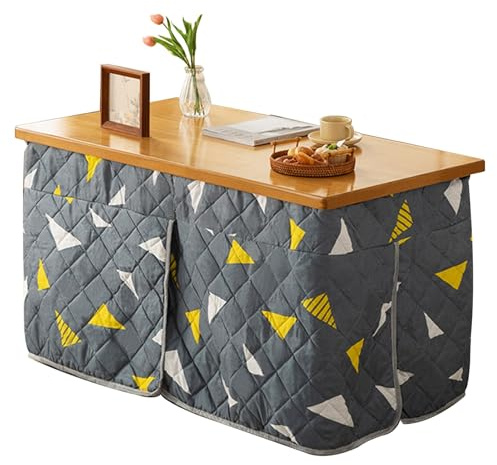 XDCXYD Heiztisch, Faltbarer Wäscheständer Für Zuhause Winterofen-Futon-Set Für Das Wohnzimmer(B,120 * 65 * 70cm)