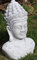 Skulptur Gartenfigur Beton Figur Buddha Büste H 29 cm Dekofigur Gartenskulptur