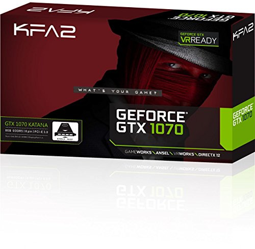 KFA2 70NSH6DS2HRK Carte Graphique Nvidia GeForce GTX 1070 8192 Mo PCI Express