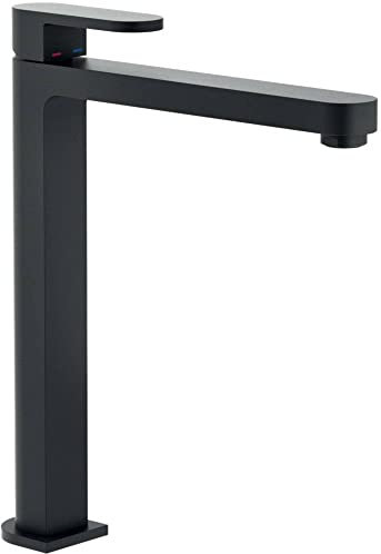 Nobili Rubinetterie UP94128/2BM Miscelatore Lavabo a Bacinella, Nero Opaco