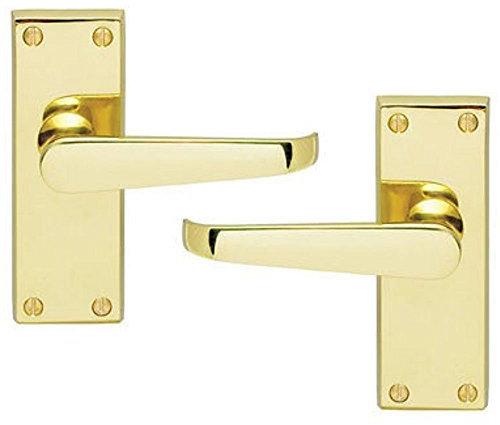 Carlisle Brass CBV31 Latch Door Handles Pair 118 x 40mm (6)
