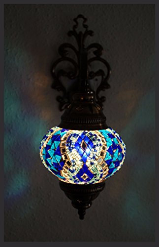 Samarkand - Lights Wandleuchte Mosaiklampe Mosaik Wand Lampe Orientalische Lampe Wandlampe M