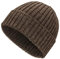 Weiche Damen & Herren Alpaka Mütze aus 100% Alpaka Wolle in 10 Farben - Hochwertige Winter Strickmütze/Beanie Wollmütze von HansaFarm, Braun - NFA06, Einheitsgröße
