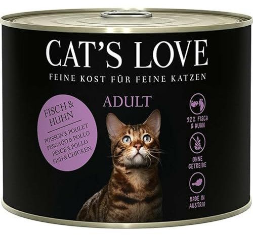 CAT'S LOVE Pur 6x200g