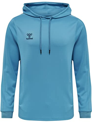 hummel Unisex hmlCore Xk Poly Sweat Hoodie, Blue, Medium