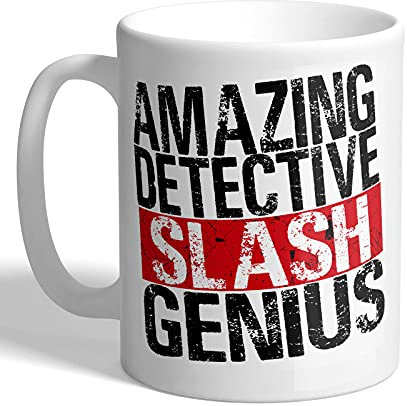 I Love Mugs - Amazing Detective Slash Genius - Brooklyn 99 - Mug, Ceramic, 11fl.oz.