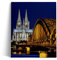 SOSSR DIY Kölner Dom Diamond Painting, 5D Diamant Painting Set, Diamond Painting Bilder für Home Wand Decor Gemälde 40x50cm