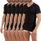 Lacotex Camiseta Interior Termal de Hombre | Camiseta Manga Corta y Cuello Pico Térmica | Confort y Protección Térmica Interior | Pack Ahorro 6 Unidades | Talla S L100VN