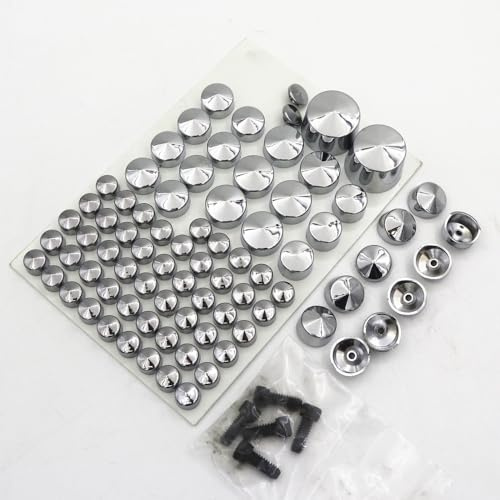 Lot de 81 cache-boulons pour Harley Softail Twin Cam 2007 et ultérieurs