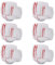 Set di 18 ciotole Leila rosso rosso tavolo