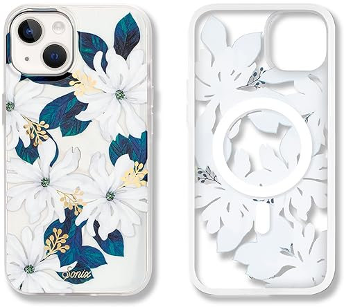 Sonix Case for iPhone 15, 14, 13 | Compatible with MagSafe | 10ft Drop Tested | Delilah Flower