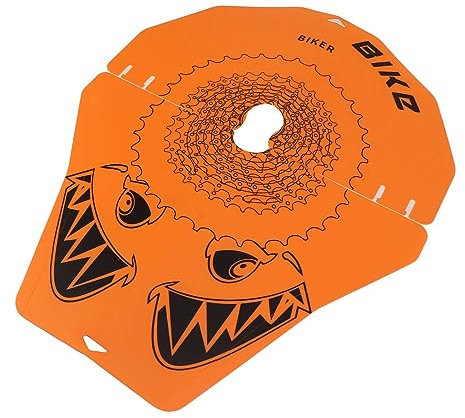 Weikeya Housse de VTT,Protection Portable et Résistante à l'usure,Housse de Frein à Disque de Roue en PP,Prévention des Taches d'huile pour Vélo de Route (Type de Requin)