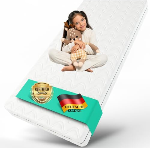 ALAVYA HOME® Komfortschaummatratze 80x160 cm Cozy Plus I 16 cm hoch Kaltschaum mit waschbarem Bezug hochwertige Matratze I Kindermatratze Double-Jersey-Steppwattierung I CertiPUR zertifizierter