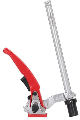 Spacnana Woodworking Ratchet Clamp, 20mm Base, 13.5x6.5mm Guide Rail, Red
