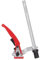 Spacnana Woodworking Ratchet Clamp, 20mm Base, 13.5x6.5mm Guide Rail, Red