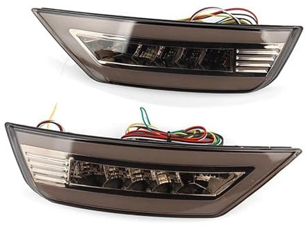 JQUAL Rücklicht Für Fo=rd Focus Schrägheck 2009–2013, Auto-Heckstoßstange, Nebelschlussleuchte, Autozubehör