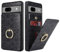 SailorTech per Google Pixel 7a Custodia con portacarte, Google Pixel 7a Custodia telefonica ad anello con supporto per carta di credito Custodia per Google Pixel 7a-Leopardo Nero