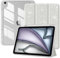 TiMOVO Case for iPad Air 11 Inch (M3/M2-2025/2024) with Pencil Holder,iPad Air 5th/4th Generation Case(2022/2020) 10.9 Inch, Slim Protective Cover with Clear Back, Auto Wake/Sleep, Glitter White
