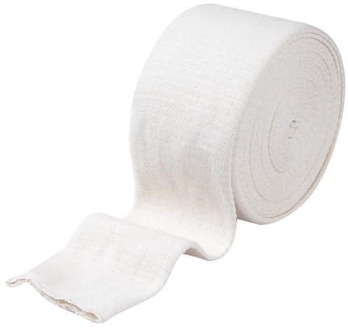 Elastische Schlauchbandage Schlauchförmige Kompressionsbandage Fixierbinde Stützbandage für Arm Kleine Rümpfe Knie (6.5 cm x 5 m)
