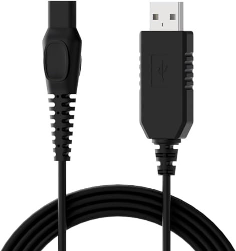 Panlouting Ersatz USB Ladekabel 15V HQ8505 Netzkabel | Ladegerät für Elektrorasierer | Kompatibel mit Philips Norelco Serie 3000 5000 7000 | OneBlade QP6520 QP6530 QP6510