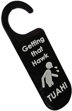 Türaufhänger | Spuckender Türhänger | Hängende Türschilder, Acryl-Türknauf, Schilder, Türschilder für Arbeitszimmer, Wohnzimmer, Badezimmer, Schlafzimmer