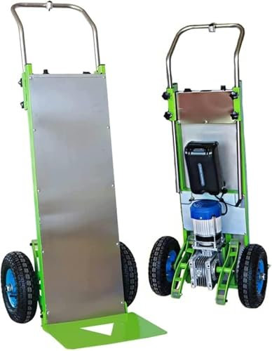 BTURYT Treppensteiger Sackkarre Elektrisch Sackrodel 200 kg Tragkraft, 1200W Brushless Motor & 48V/36AH Abnehmbarer Akku - S-förmiger Stützarm~/