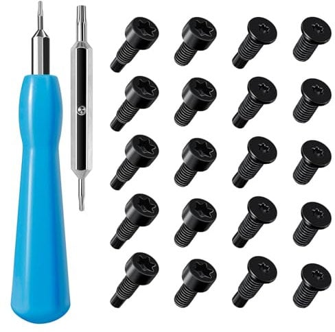 Ring Doorbell Screwdriver Screws Replacement Kit - Spare Screws for Ring Doorbell Screws 2nd Generation, Double-Ended T6 T15 Security Screws Ring Doorbell Charg