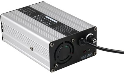 Chargeur De Batterie Au Plomb,Chargeur De Batterie 12V/24V/36V/48V/60V/72V pour Chariot Élévateur Électrique, Transpalette, Voiturette De Golf,12v 20a,F