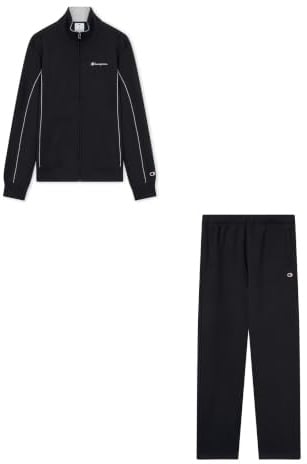 Champion Legacy Herren Sweatsuit, L, Schwarz, Schwarz, L
