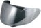 Motorradhelm Visier,Helmvisier für C10,Motorrad Windschutzscheibe Helm Visier passen,Helmlinsenvisier Vollgesichtsanpassung (Chrom Silber)