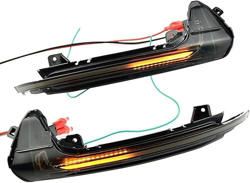 KLFDT Auto Rückspiegel Blinker für Audi A6 C7 C7.5 4G S6 2013-2018 RS6 Sline,Rückspiegel Sequential Indicator Signalleuchte Lampe,Autozubehör, A/Yellow