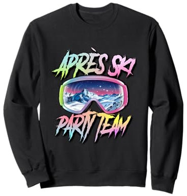 Team Apres Ski Party, Damen und Herren Gruppenoutfit Sweatshirt