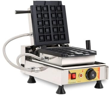 SaryEdge 2-Slice Belgian Waffle Maker Electric Waffler Iron Temperature And Time Control Non-Stick Double-Sided Uniform Heating Suitable For Restaurant Bakeries Snack Bar Family(