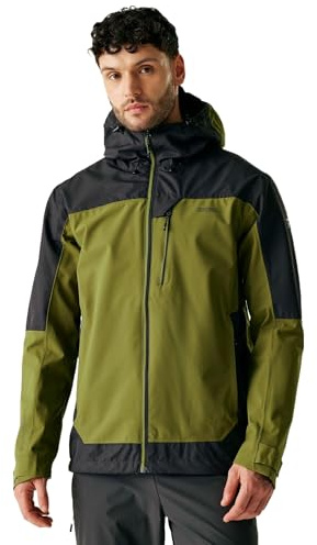Regatta Highton Stretchjacke für Herren, IV, wasserdicht, Nephritgrün/Asche, L