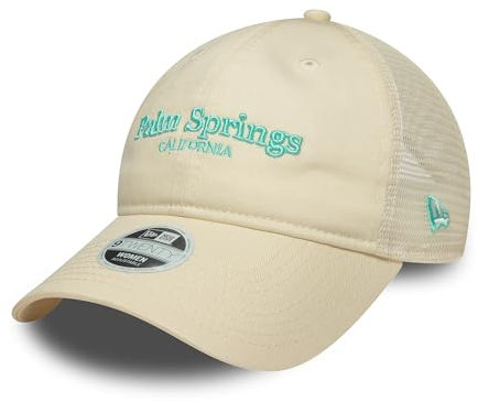 New Era 9Twenty Damen Trucker Cap - Palm Springs beige