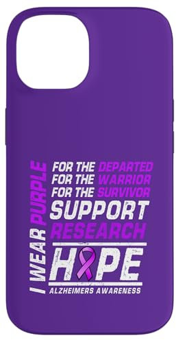 Ich trage ein lila Band, um den ALZ Alzheimer's Awareness Month zu beenden Hülle für iPhone 14
