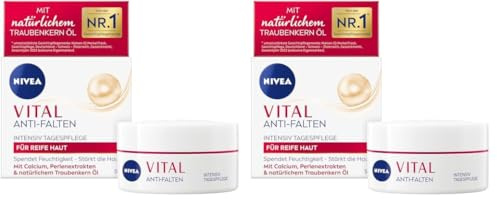 NIVEA VITAL ANTI-FALTEN INTENSIV TAGESPFLEGE FÜR REIFE HAUT 50ML (Packung mit 2)
