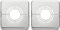 sourcing map 2pcs Wall Split Flange 0.79 (20mm) Plastic Square Adjustable Split Flange Pipe Cover Clip-on Escutcheon Collar Under Sink Pipe Radiator for Bathroom Kitchen Toilet, Silver