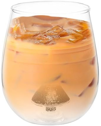 Gungtj Weingläser für Weihnachten, Weihnachtsbaum-Trinkbecher mit Anti-Kipp-Design, elegante Tischdekoration, dekorative Gläser für Hochzeit, Party und Weihnachtsfeiern, 10 cm